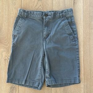Old Navy Boys Grey Chino Shorts 14 Slim